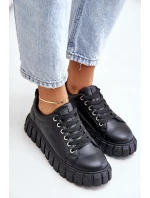 Zateplené dámské sneakersy Big Star MM274618 Černé Zateplené dámské sneakersy Big Star MM274618 Černé