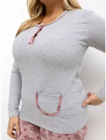 DU PI pyžamo FP 508.57 šedé DU PI pyžamo FP 508.57 šedé