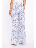 model 22040649 Široké kalhoty s potiskem a zapínáním na zip model 1 - Moe