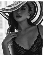 Dámské body Perisia Crotchless Teddy černé - Obsessive