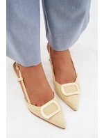 Sandály na podpatku  model 225206 Step in style