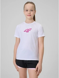 Dívčí rychleschnoucí sportovní tričko model 22210014 dětské - 4F