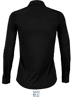 Women Halenka s dlouhým rukávem deep black model 22499725 - NEOBLU Women Halenka s dlouhým rukávem deep black model 22499725 - NEOBLU
