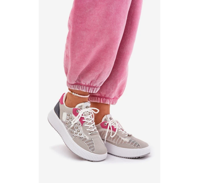 Dámské Sportovní Boty Se A Šedé model 21687867 - Boto Dámské Sportovní Boty Se A Šedé model 21687867 - Boto