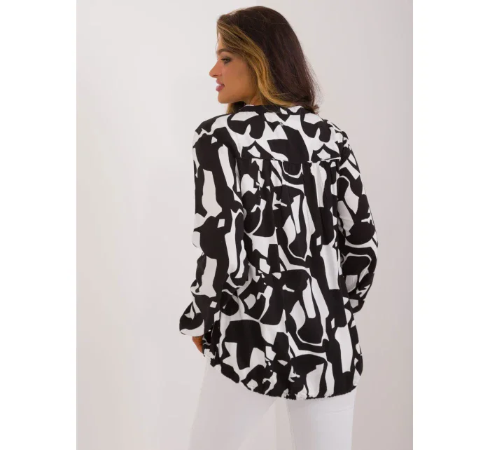Bluzka model 20235247 czarno biały - FPrice