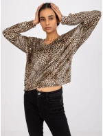 Halenka DHJ BZ černá a béžová model 17081421 - FPrice Halenka DHJ BZ černá a béžová model 17081421 - FPrice