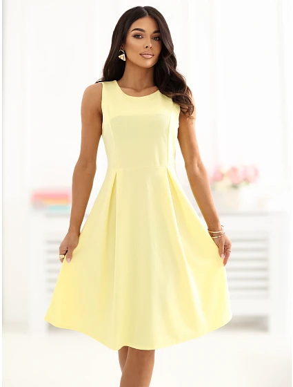 Šaty MI SK A5433.96 světle žluté