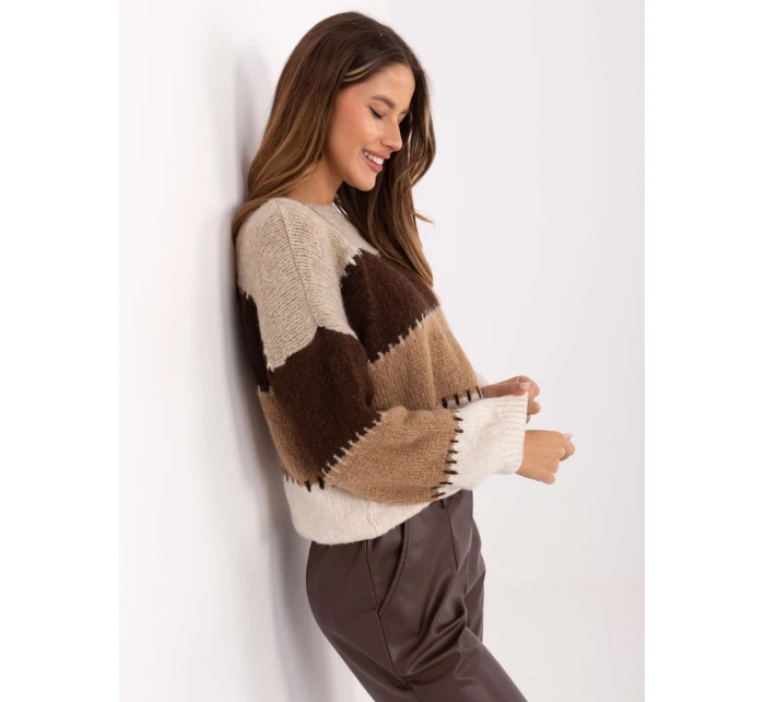 Sweter MI SW model 21441310 jasny beżowy - FPrice