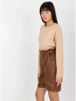 Šortky VI SN 155.65P hnědá