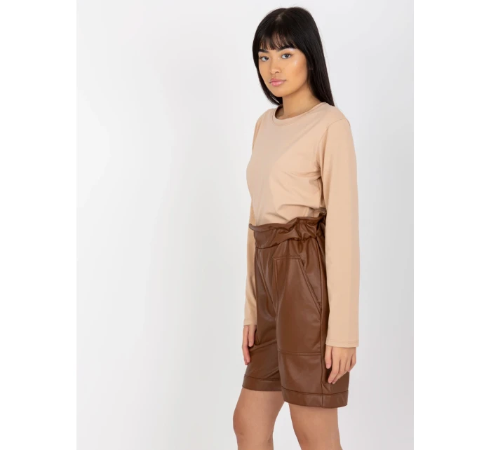 Šortky VI SN 155.65P hnědá