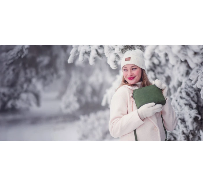 Dámská kabelka Vuch Mini Fossy Suede Green