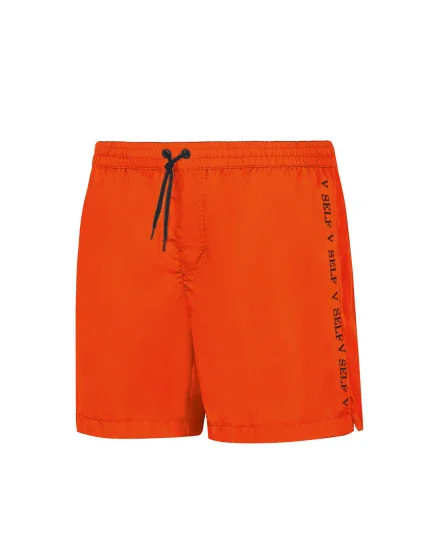 Pánské plavky SM22-26 oranžová - Self Pánské plavky SM22-26 oranžová - Self