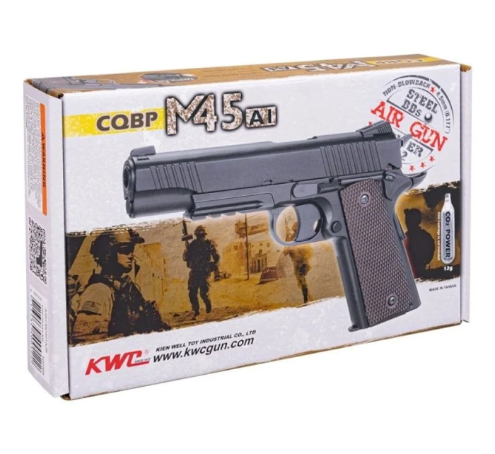 RANGER 1911 M45A1 CQBP větrovka k.4,5BBs 21 ran METAL SLIDE KWC RANGER 1911 M45A1 CQBP větrovka k.4,5BBs 21 ran METAL SLIDE KWC
