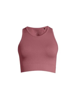 CASALL Essential Block Bezešvý sportovní tréninkový top růžový