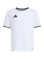 Dětské tričko adidas Entrada 26 Jersey bílo-černé JZ2532 Dětské tričko adidas Entrada 26 Jersey bílo-černé JZ2532