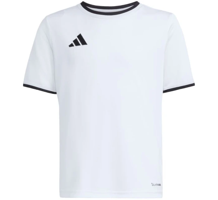 Dětské tričko adidas Entrada 26 Jersey bílo-černé JZ2532 Dětské tričko adidas Entrada 26 Jersey bílo-černé JZ2532