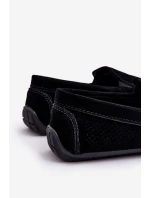 Pánské klasické semišové mokasíny Černe Felixo