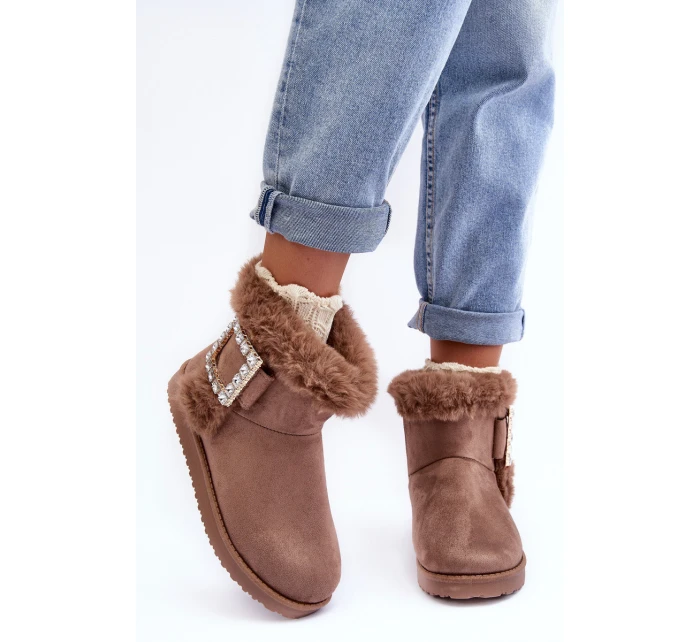 sněhule s tmavě hnědé model 21633625 - Boto sněhule s tmavě hnědé model 21633625 - Boto