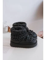 Dětské Zimní Boty S Kožíškem Černé model 21680341 - Boto