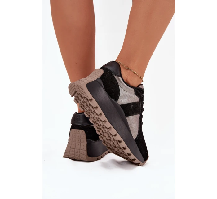 Dámské Sněhule Na Platformě Big Star OO274A217 HI-POLY SYSTEM Černé Dámské Sněhule Na Platformě Big Star OO274A217 HI-POLY SYSTEM Černé