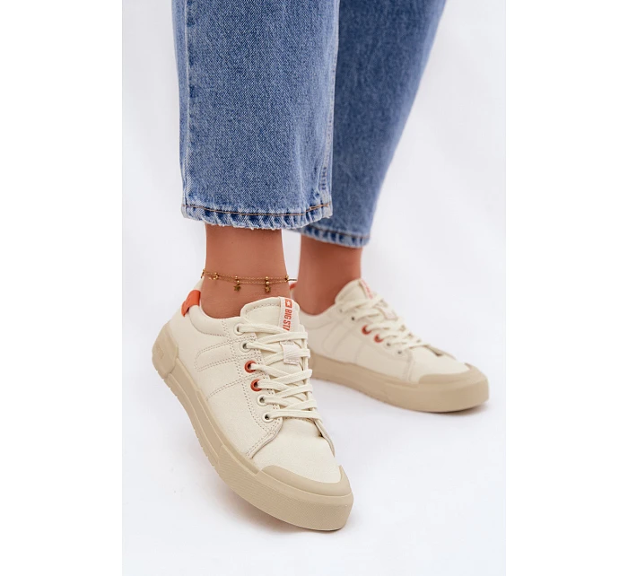 Dámské tenisky Big Star model 22100139 Memory Foam System Béžové - Big Star Shoes Dámské tenisky Big Star model 22100139 Memory Foam System Béžové - Big Star Shoes