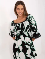 Šaty LK SK 510095.89 černobílé