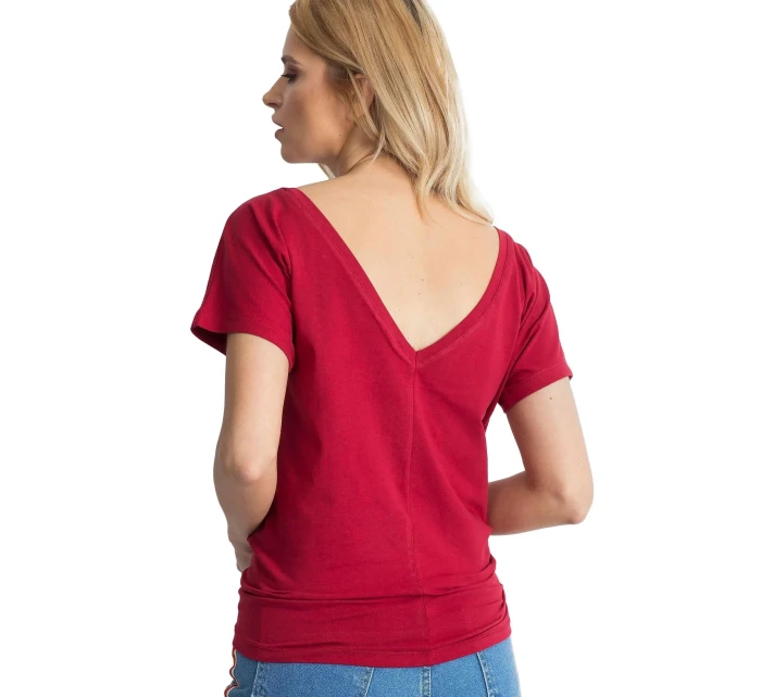 Tričko RV TS 4662.04X kaštanová Tričko RV TS 4662.04X kaštanová