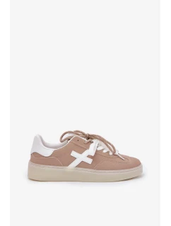 Dámské nízké sportovní boty – béžové Zelevelis