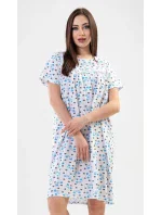 Dámská noční košile s krátkým rukávem model 17613368 - Vienetta Dámská noční košile s krátkým rukávem model 17613368 - Vienetta