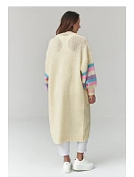 Svetr na zapínání  model 226868 Makadamia