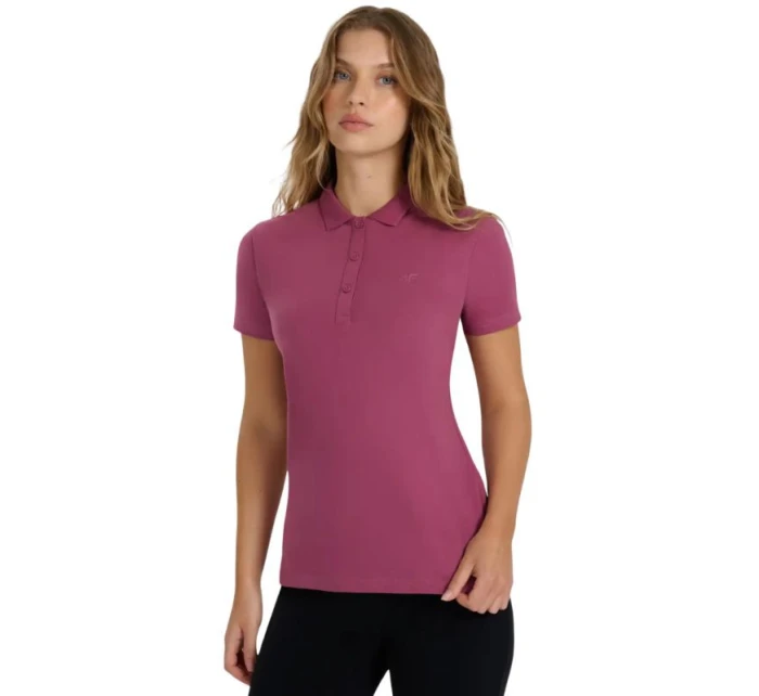Dámské polo tričko vínové WAW25TPTS 60S model 21391924 - 4F Dámské polo tričko vínové WAW25TPTS 60S model 21391924 - 4F