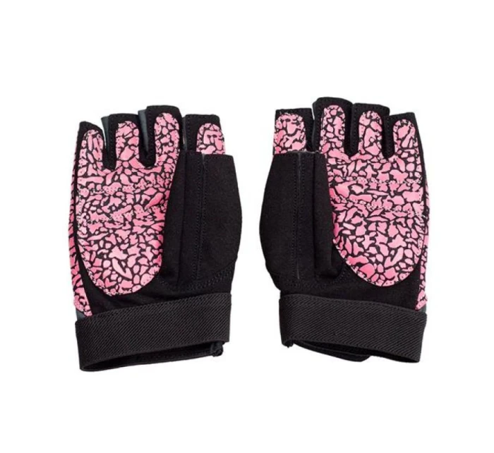 Gymnastické rukavice Pink/Gray W HMS RST03 r.S dámské