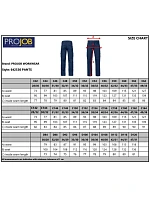 Waistpants (4260) Pracovní kalhoty navy model 22462606 - ProJob Waistpants (4260) Pracovní kalhoty navy model 22462606 - ProJob