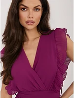 Šaty IT SK 13166.60 tmavě fialové Šaty IT SK 13166.60 tmavě fialové