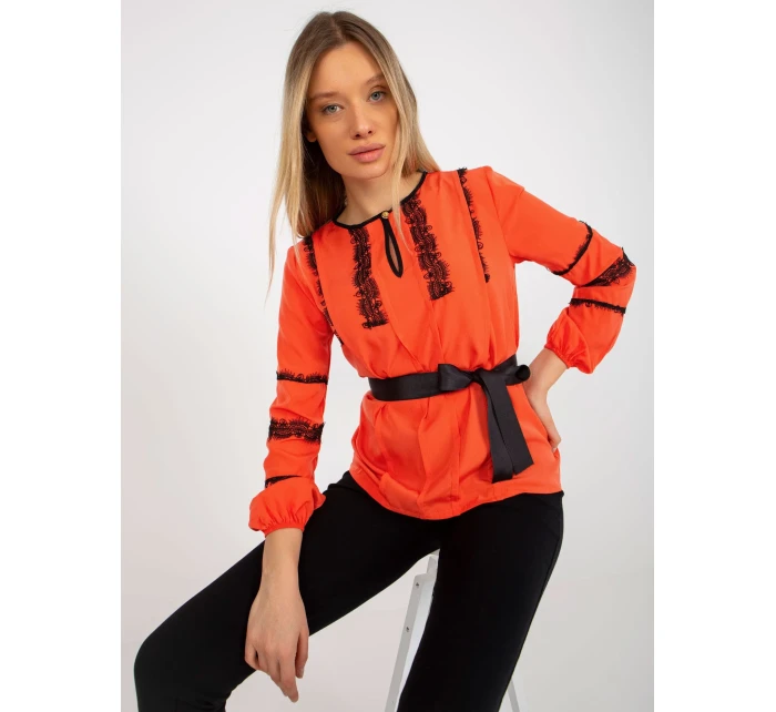 Dámská halenka LK BZ model 18309912 oranžová - FPrice