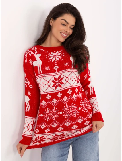 Sweter MI SW model 21791092 czerwony - FPrice