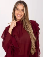 Bluzka PM BZ model 21786421 bordowy - FPrice