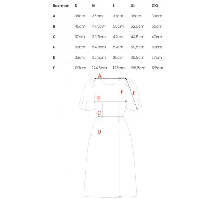model 20966274 Šaty s puff rukávy růžové - STYLOVE