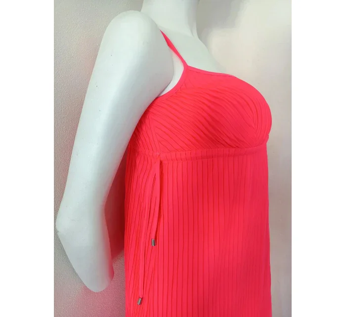 Dámské šaty  neonově růžové model 21055767 - Lisca