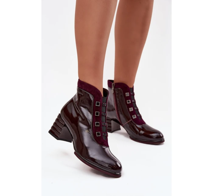 Boty na podpatku  model 219577 Step in style