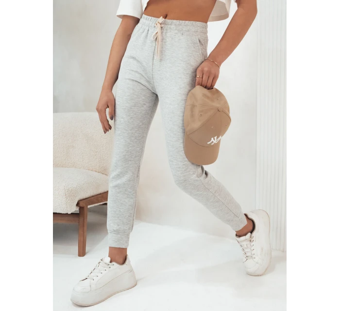 Dámské tepláky ELLEN šedé FashionStreet UY1816 Dámské tepláky ELLEN šedé FashionStreet UY1816