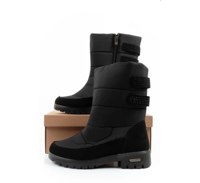 Progress zimní boty sněhové boty dámské zateplené módní dámské zipy Progress zimní boty sněhové boty dámské zateplené módní dámské zipy