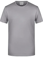 Daiber 8008 Pánské tričko z bio bavlny 02.8008 steel grey Daiber 8008 Pánské tričko z bio bavlny 02.8008 steel grey
