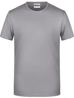 Daiber 8008 Pánské tričko z bio bavlny 02.8008 steel grey