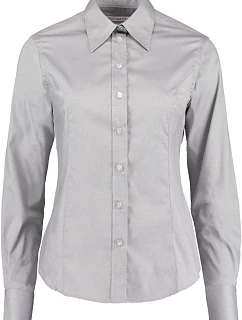 Kustom Kit KK 702 (26-28) Halenka Oxford s dlouhým rukávem 43.702X silver grey