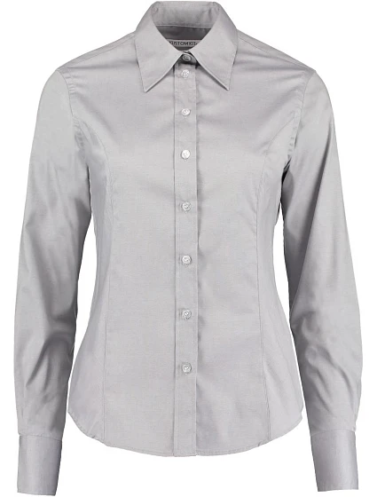 Kustom Kit KK 702 (26-28) Halenka Oxford s dlouhým rukávem 43.702X silver grey Kustom Kit KK 702 (26-28) Halenka Oxford s dlouhým rukávem 43.702X silver grey