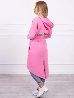 model 18746963 zadní plášť světle růžový - K-Fashion