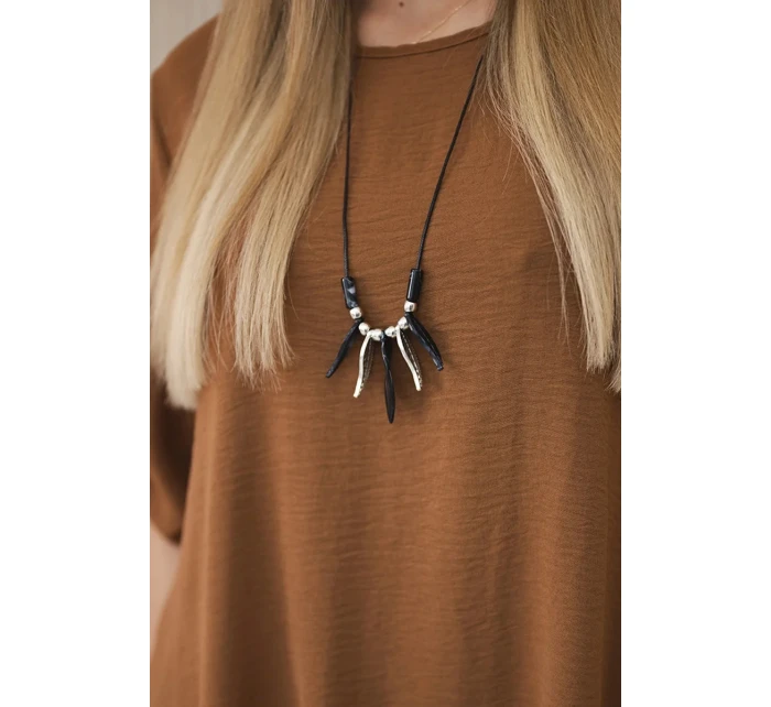 Sada halenky + kalhot s přívěskem tmavý velbloud Sada halenky + kalhot s přívěskem tmavý velbloud