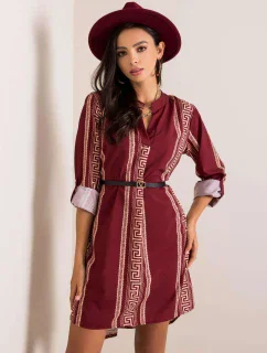 Šaty DHJ SK model 14828983 bordó - FPrice