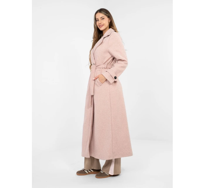 Kabát IT EN 97035.17 tmavě růžový Kabát IT EN 97035.17 tmavě růžový